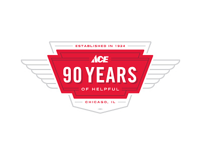 90 Years of Helpful 02 badge