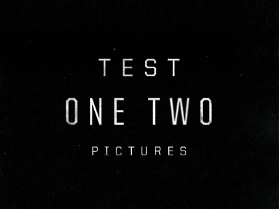 Test One Two Leftover 02 grunge logotype pictures type