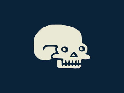 Skull Dudele™ doodle sketch skull