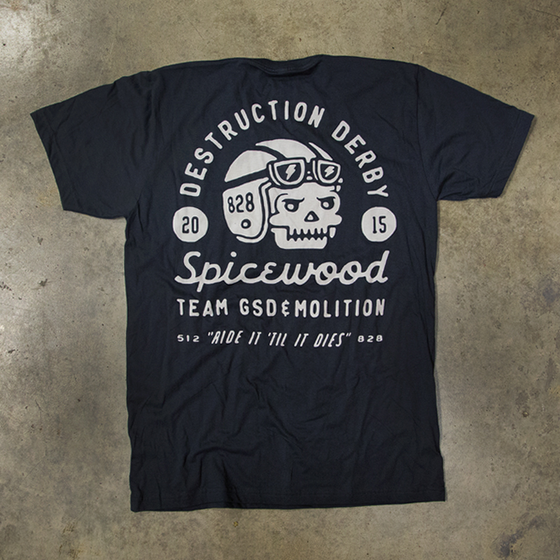 Destruction Derby Shirt by Greg Anthony Thomas for 828 on Dribbble