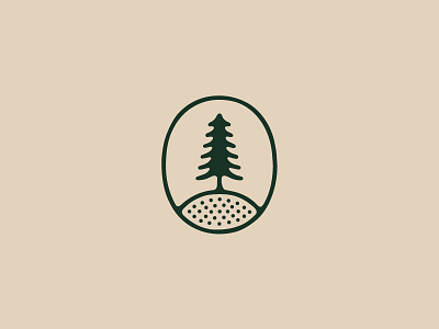 Fir Tree badge logo mark salt tree