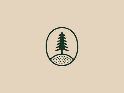 Fir Tree badge logo mark salt tree