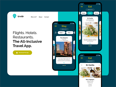 trvlr app app design ui ux