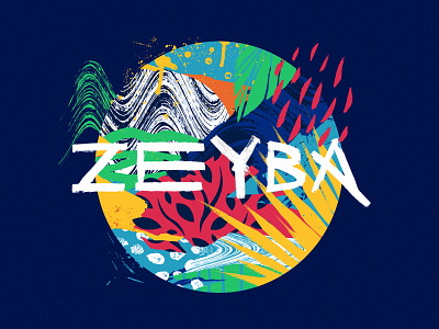 Zeyba apparel design apparel graphics collage design ecosystem handmade hoodie illustration lettering pattern textures