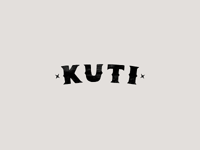 Kuti apparel design branding design kuti lettering logo logotype