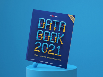 The Real Deal Cover - Data Book 2021 3d 3dillustration artdirection artdirector balance color digitalart editorial illustration illustration type typography