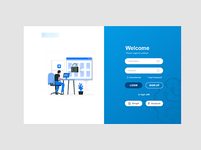 Login Screen design illustration login loginscreen ui ux web webdesign websites