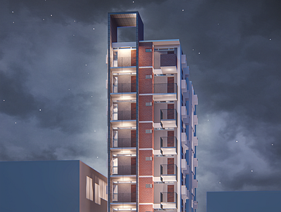 3D visualization of a Residential Building 3d architecture design fiverr lumion render