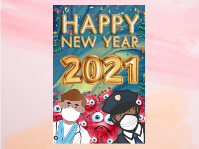 New Year 2021 | Poster Design | Adobe Photoshop