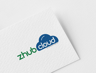 Zhub Cloud Logo Branding branding design icon illustration letter logo letter logo challenge letter logos logo logo branding logos graphics minimal vector