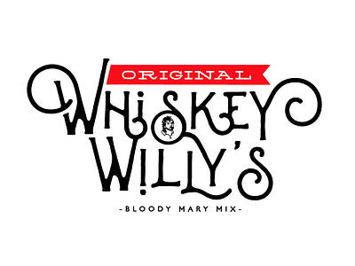 Whiskey Willy's branding logo packaging