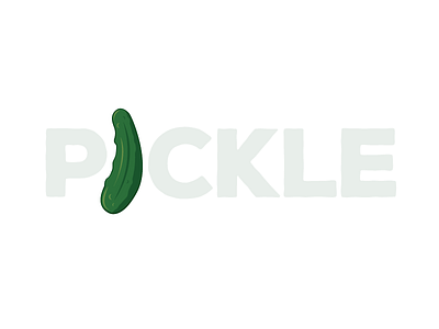 Everyone look at this pickle. art design graphic illustration pickle vector