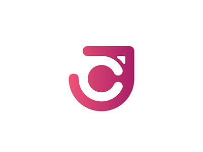 Personal Logo branding gradient icon identity lettering logo mark minimal monogram simple white