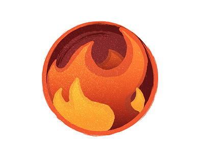 Fire art element elemental fire flame illustration magic texture vector