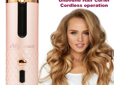 Cordless Hair Curler amazon photo editing amazon product infographic infographic design product photo editing