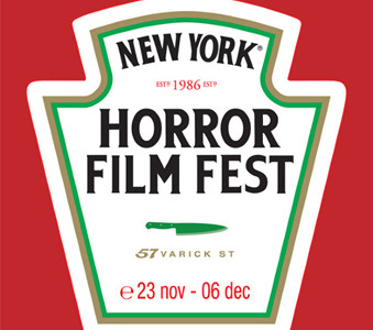 NYC Horror Film Fest blood design film fest horror ketchup poster typography