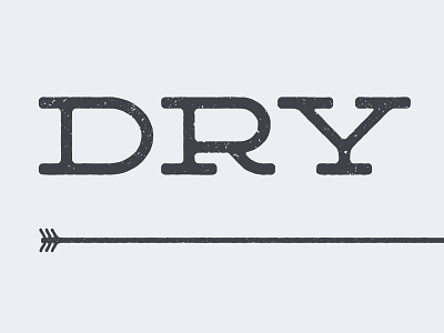 Dry Counties Logo arrow deming dry counties lost type production company rough southern texture