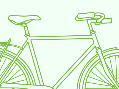 Bike-a-thon bicycle bike illustration outline