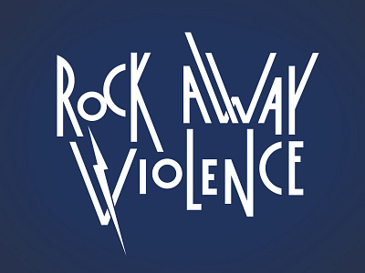 Rock Away Violence '15 - Take Two cause child abuse concert domestic violence eva alliance lettering logo music rock sexual assault type violence