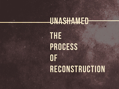 'Unashamed' Rejected Book Cover