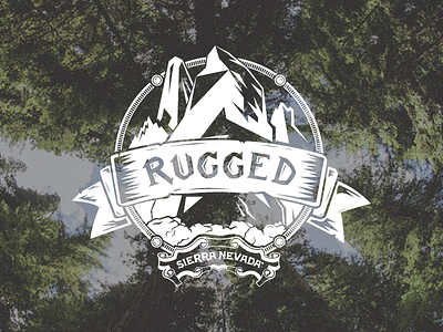 Rugged cmyk designathon innod logo rugged shampoo sierra nevada