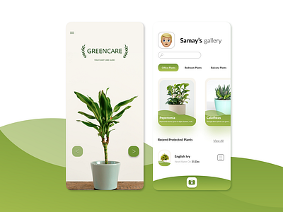 Plantcare App UI