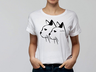 cute meow mockup branding cat clothes design fashion meow sarowz tees tshirt art tshirtdesign