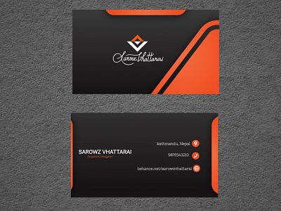 Aesthetic visiting card design business card design businesscard sarowz visiting card design visitingcard