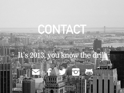 Agency contact page