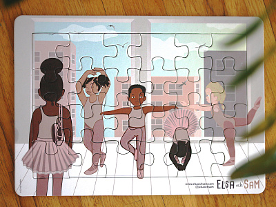 Board Game Design ballerina ballet board game childrens illustration dancers design gender equality gender neutral illustration kids art kids illustration puzzle puzzle game representation vector