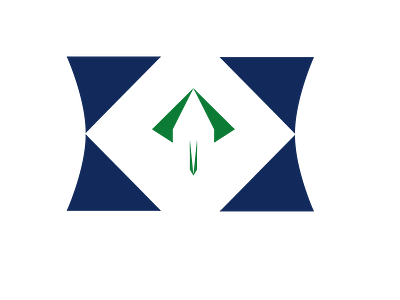 Bank / housing Scheme design icon illustration logo