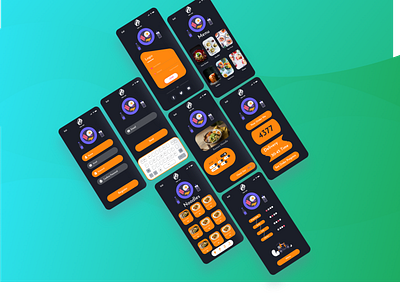 UI Food App Design app design illustration ui ux