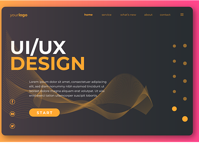 Website UI/UX Design adobe xd design graphic design graphic designer illustration illustrator ui user experience userinterface ux