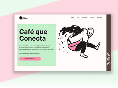 Weekly Warm-up - Design a landing page for a local coffee shop. ui ux