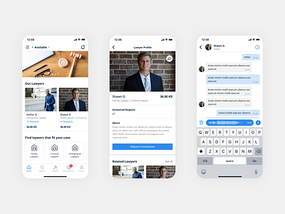 Lawyer Consultation App