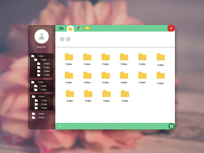 Files Explorer Concept UI Design app design explorer software ui ui design uiux ux ux design