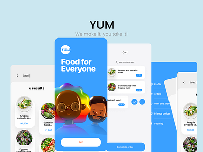 YUM food app