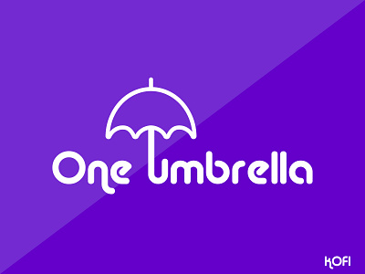 One Umbrella Logo alba branding charity design figma graphic design icon illustration logo nonprofit umbrella vector