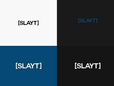 SLAYT Logo exploration branding design figma font illustration logo vector