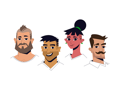 Best friends 2d art art characterdesign design face faces family friends friendship georgia illustration minimal norway people personalities peru philippines russia vector