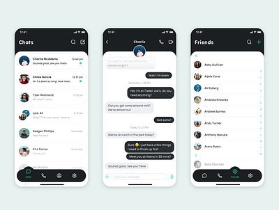 Chat App - Daily UI chat chat app daily ui messaging messaging app ui ui design