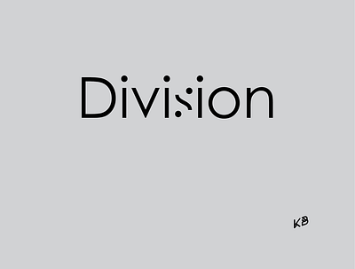 Division design division flat illustration logo mathematics minimal school typography vector