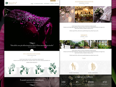 Flowershop flowers flowershop onepage parallax responsive template website