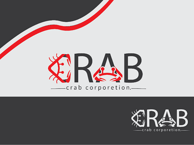 Crab 🦀 logo! crab ashikur rahman new logo