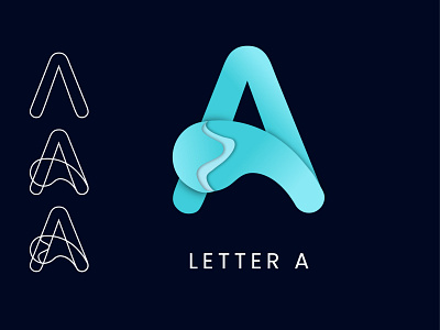 Letter A logo 2021 letter a logo logo modern logo