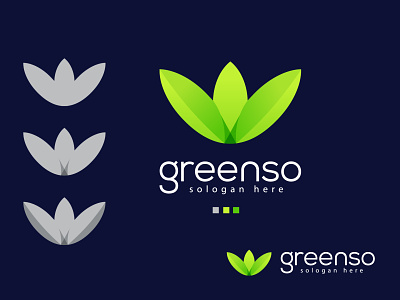 greenso logo 2021 best logo brand design branding color designs gradient green illustrator inspiration logo logo idea modern logo new logo top trendy ui