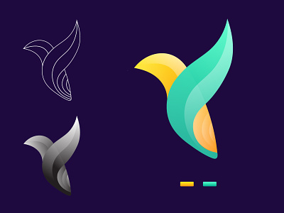 Bird Logo 2021 app best logo branding design flat design gradient logo icon illustration logo idea logos mobile modern modern logo trading typography ui uiux vector