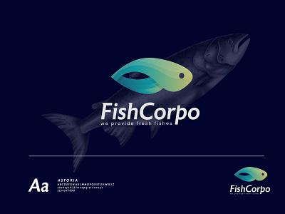 FishCorpo Logo 2021 3d animation best logo brand design branding design graphic design illustration logo modern logo motion graphics ui vector