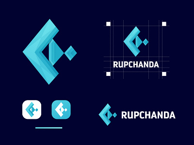 Rupchanda Logo 3d best logo brand design branding design graphic design logo modern logo motion graphics ui