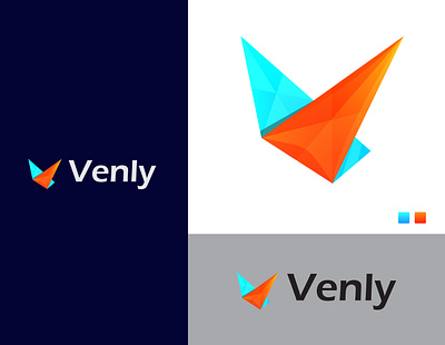 Venly Logo 2021 3d best logo brand design branding design graphic design illustration logo modern logo ui vector